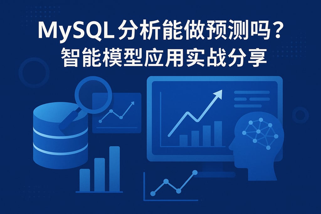 mysql分析能做预测吗？智能模型应用实战分享