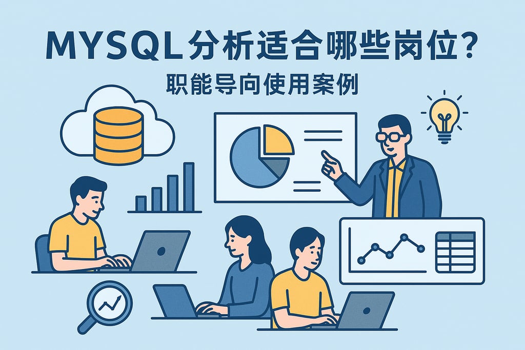 mysql分析适合哪些岗位？职能导向使用案例