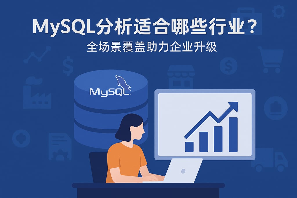 mysql分析适合哪些行业？全场景覆盖助力企业升级