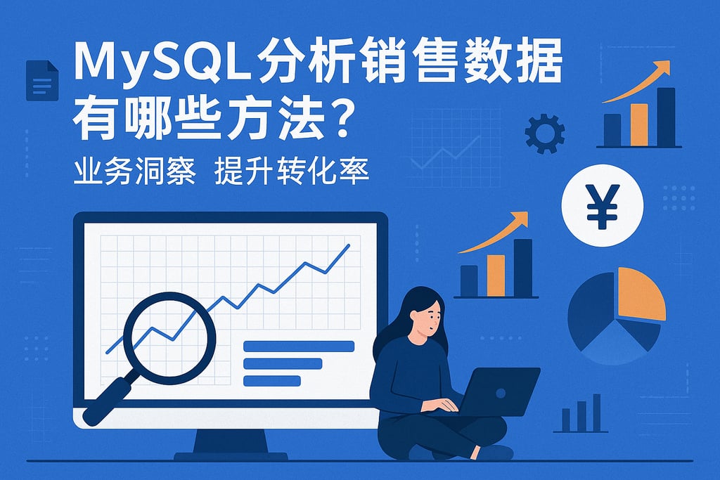 mysql分析销售数据有哪些方法？业务洞察提升转化率