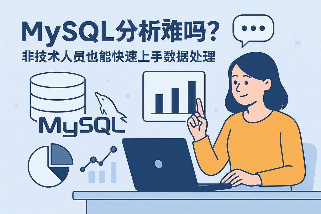 mysql分析难吗？非技术人员也能快速上手数据处理