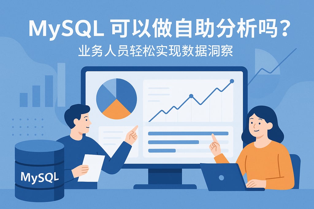 mysql可以做自助分析吗？业务人员轻松实现数据洞察
