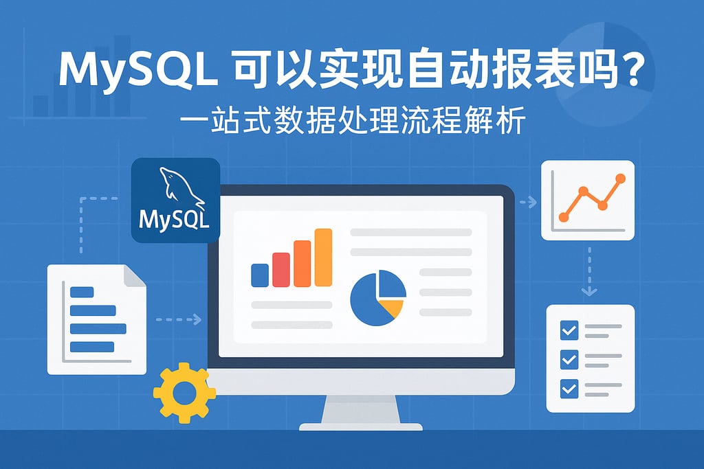 mysql可以实现自动报表吗？一站式数据处理流程解析