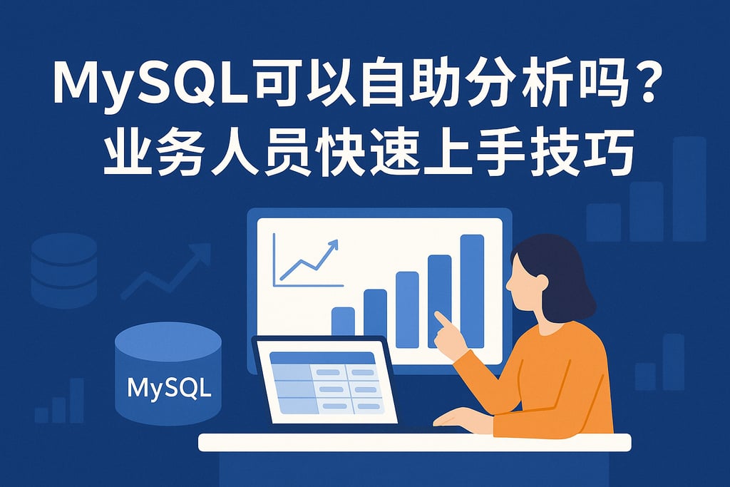 mysql可以自助分析吗？业务人员快速上手技巧