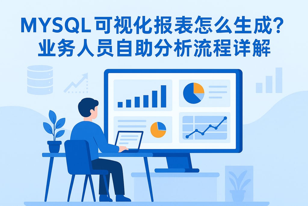 mysql可视化报表怎么生成？业务人员自助分析流程详解