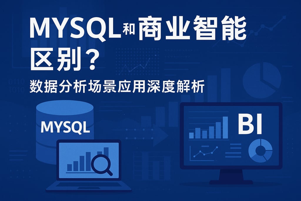 mysql和商业智能区别？数据分析场景应用深度解析