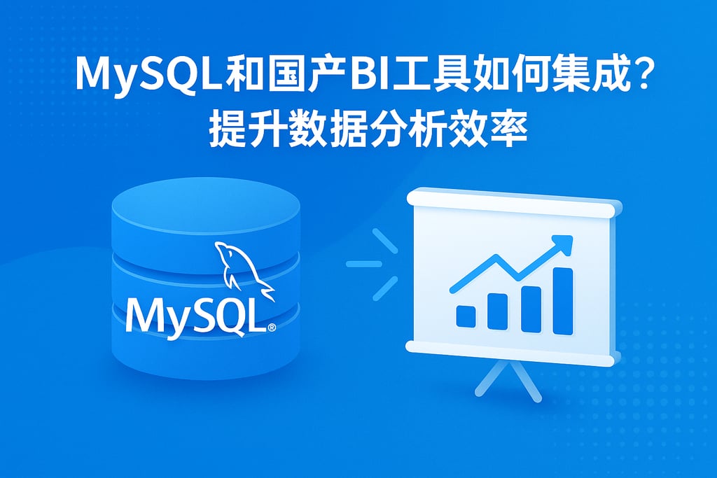mysql和国产BI工具如何集成？提升数据分析效率