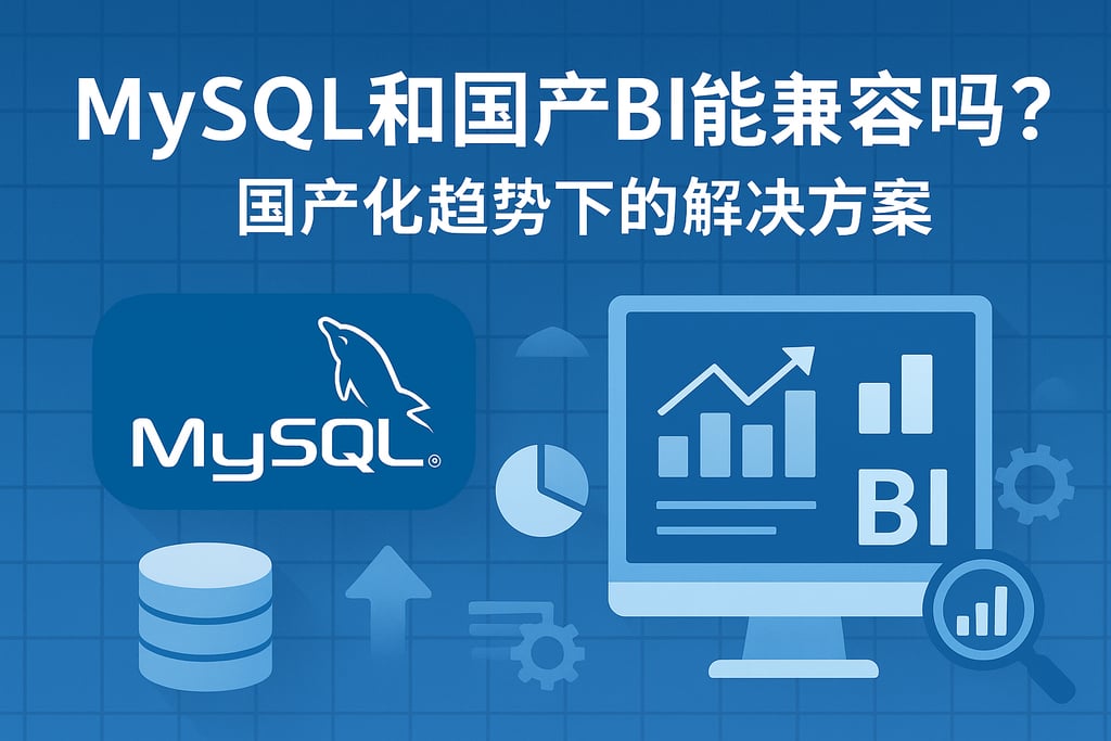 mysql和国产BI能兼容吗？国产化趋势下的解决方案