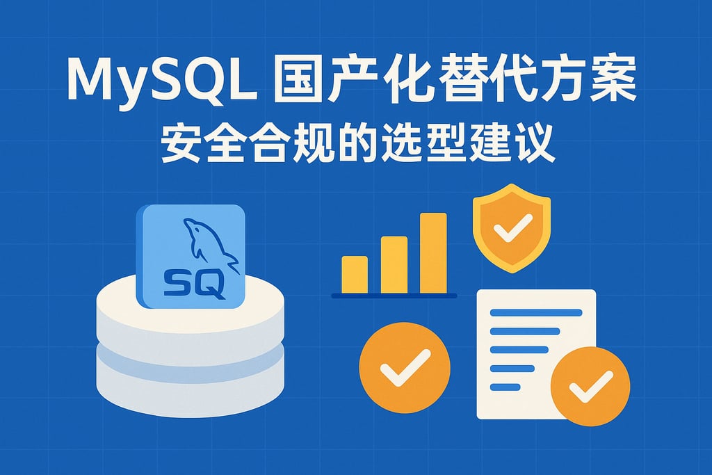 mysql国产化替代方案有哪些？安全合规的选型建议