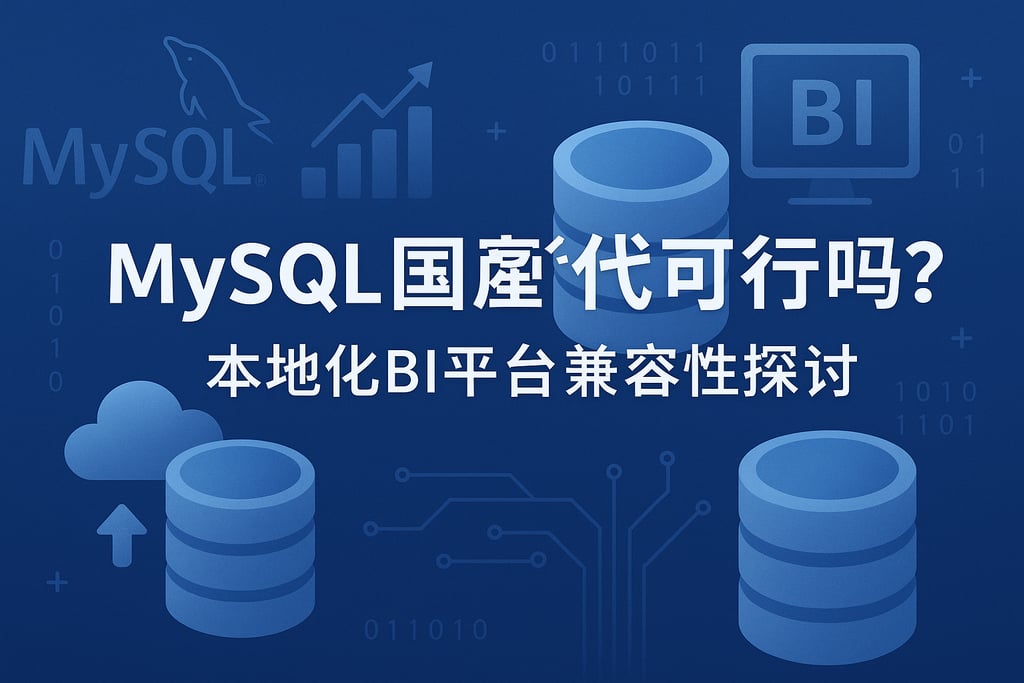 mysql国产替代可行吗？本地化BI平台兼容性探讨