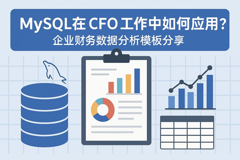 mysql在CFO工作中如何应用？企业财务数据分析模板分享