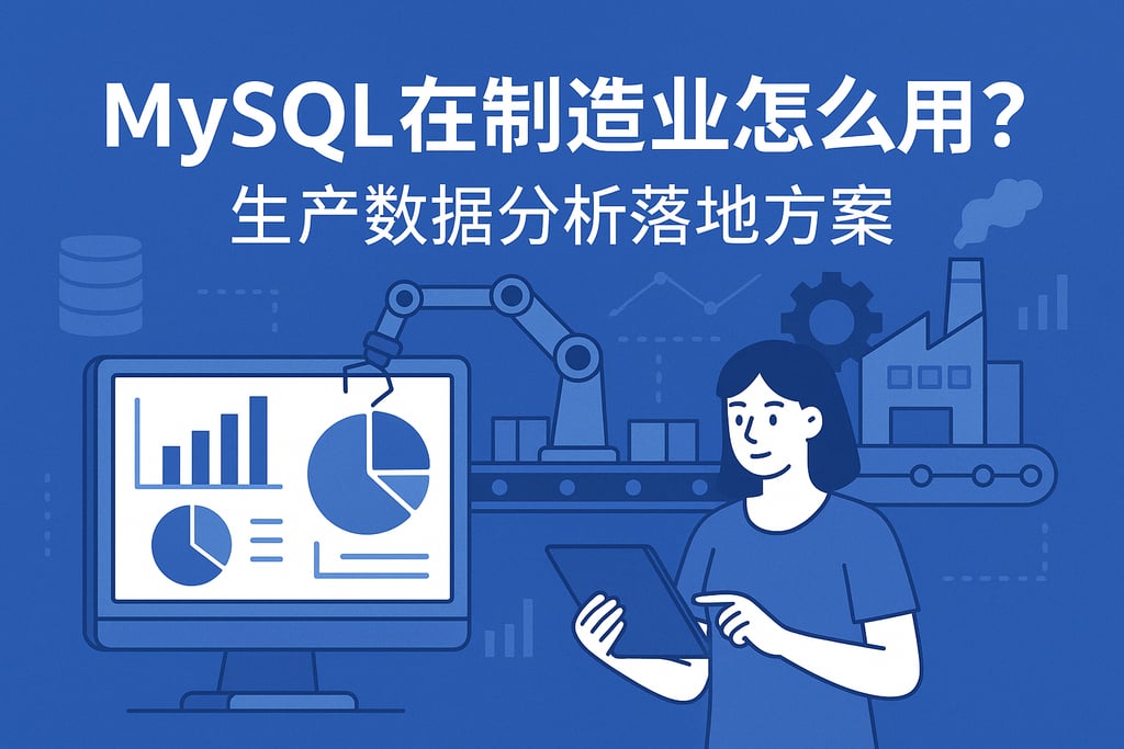 mysql在制造业怎么用？生产数据分析落地方案