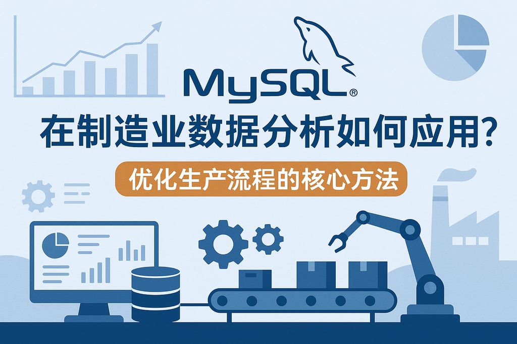 mysql在制造业数据分析如何应用？优化生产流程的核心方法