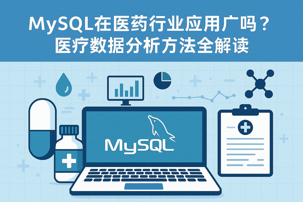 mysql在医药行业应用广吗？医疗数据分析方法全解读