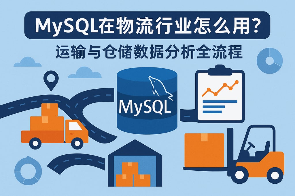 mysql在物流行业怎么用？运输与仓储数据分析全流程