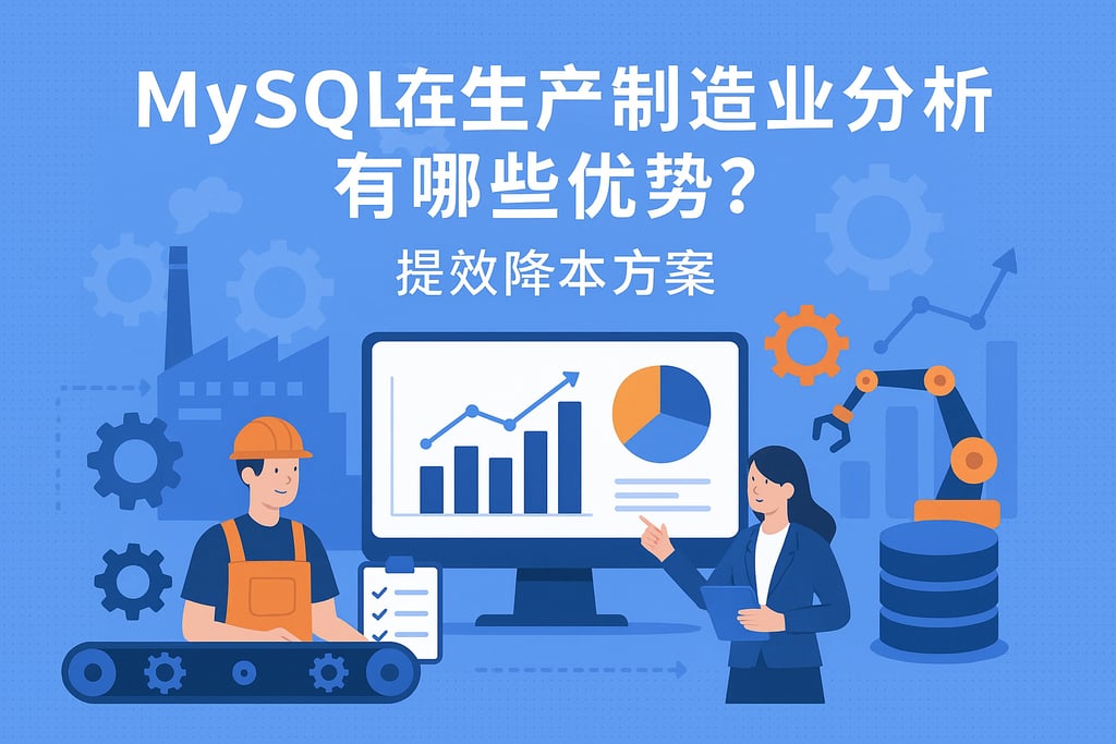 mysql在生产制造业分析有哪些优势？提效降本方案