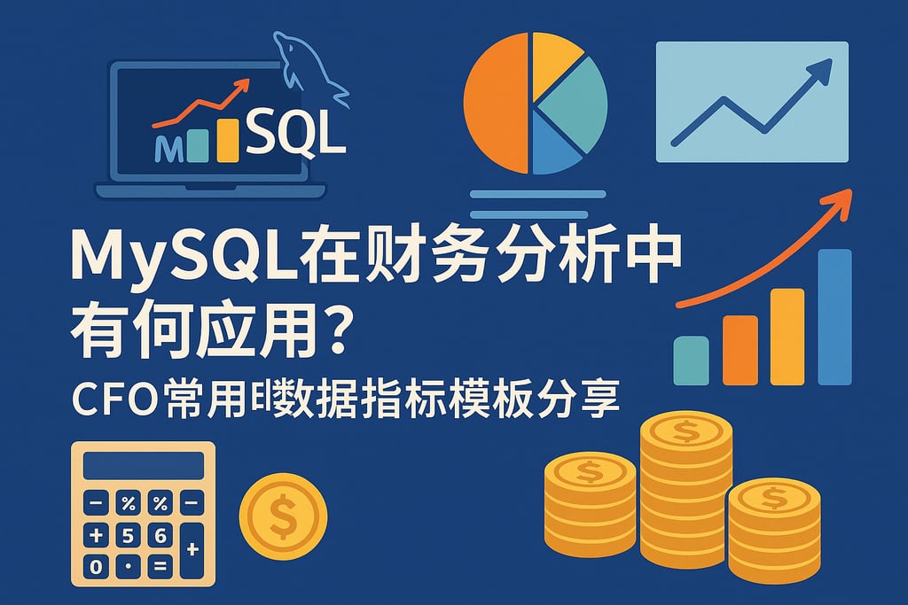 mysql在财务分析中有何应用？CFO常用数据指标模板分享
