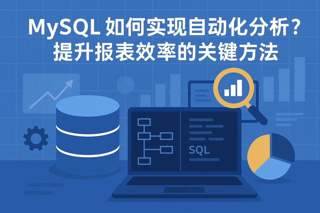 mysql如何实现自动化分析？提升报表效率的关键方法