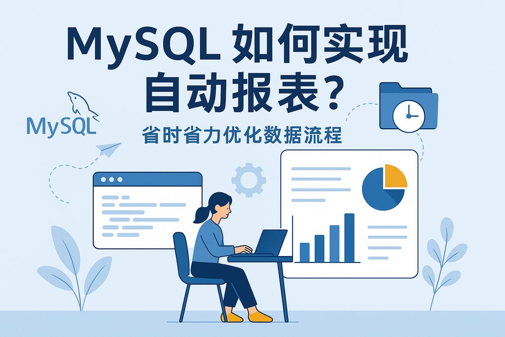 mysql如何实现自动报表？省时省力优化数据流程