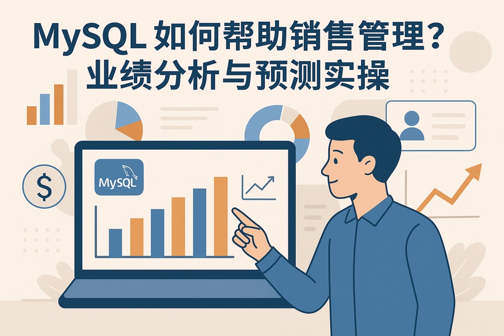 mysql如何帮助销售管理？业绩分析与预测实操