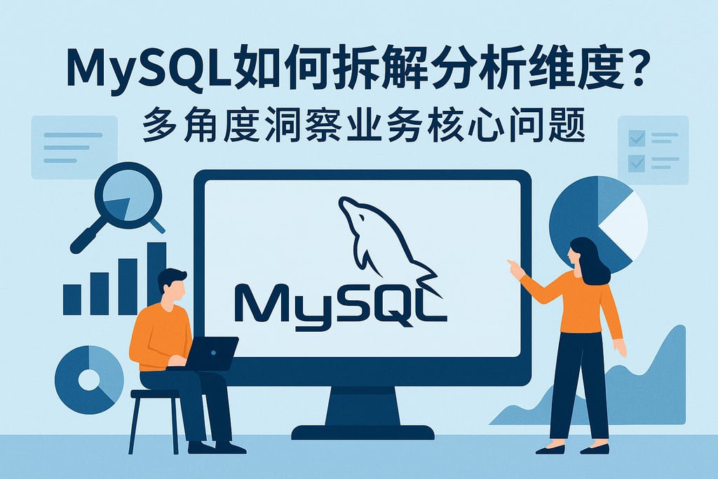 mysql如何拆解分析维度？多角度洞察业务核心问题