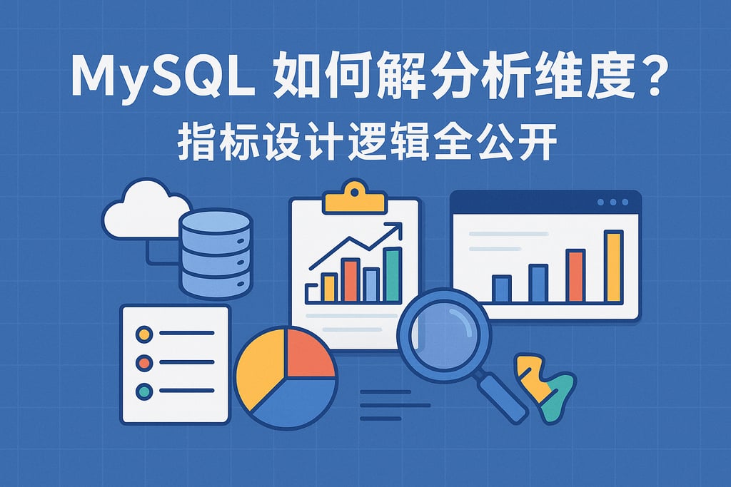 mysql如何拆解分析维度？指标设计逻辑全公开