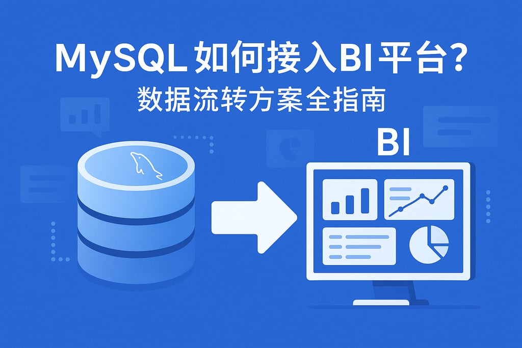 mysql如何接入BI平台？数据流转方案全指南