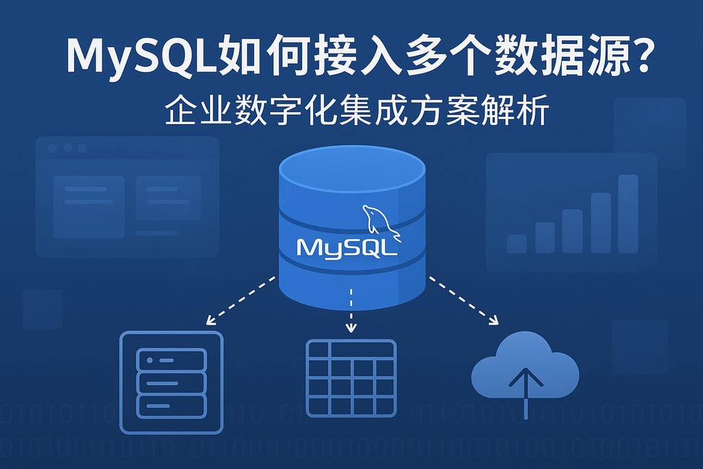 mysql如何接入多个数据源？企业数字化集成方案解析