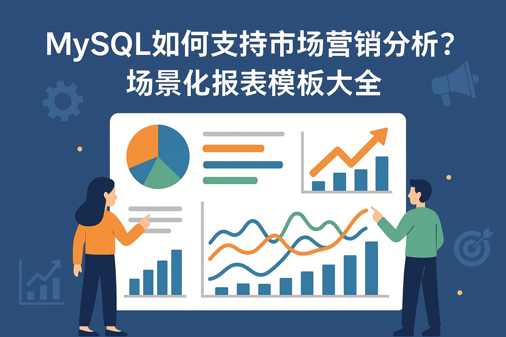 mysql如何支持市场营销分析？场景化报表模板大全