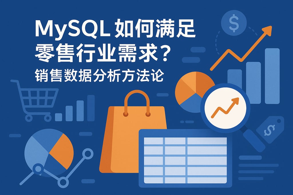 mysql如何满足零售行业需求？销售数据分析方法论