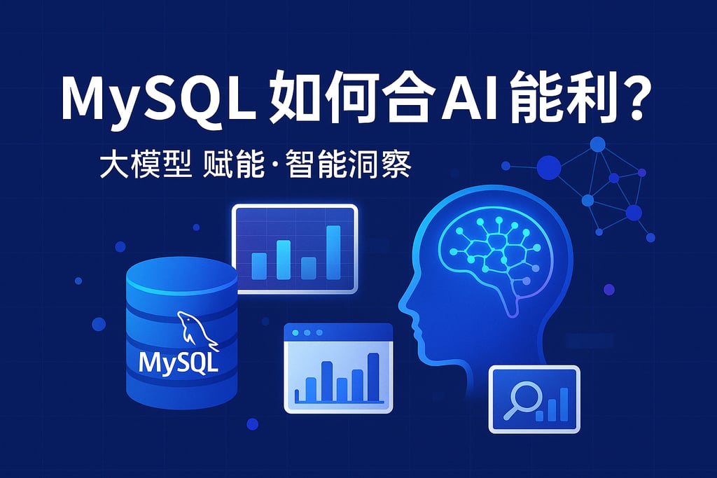 mysql如何结合AI分析数据？大模型赋能智能洞察