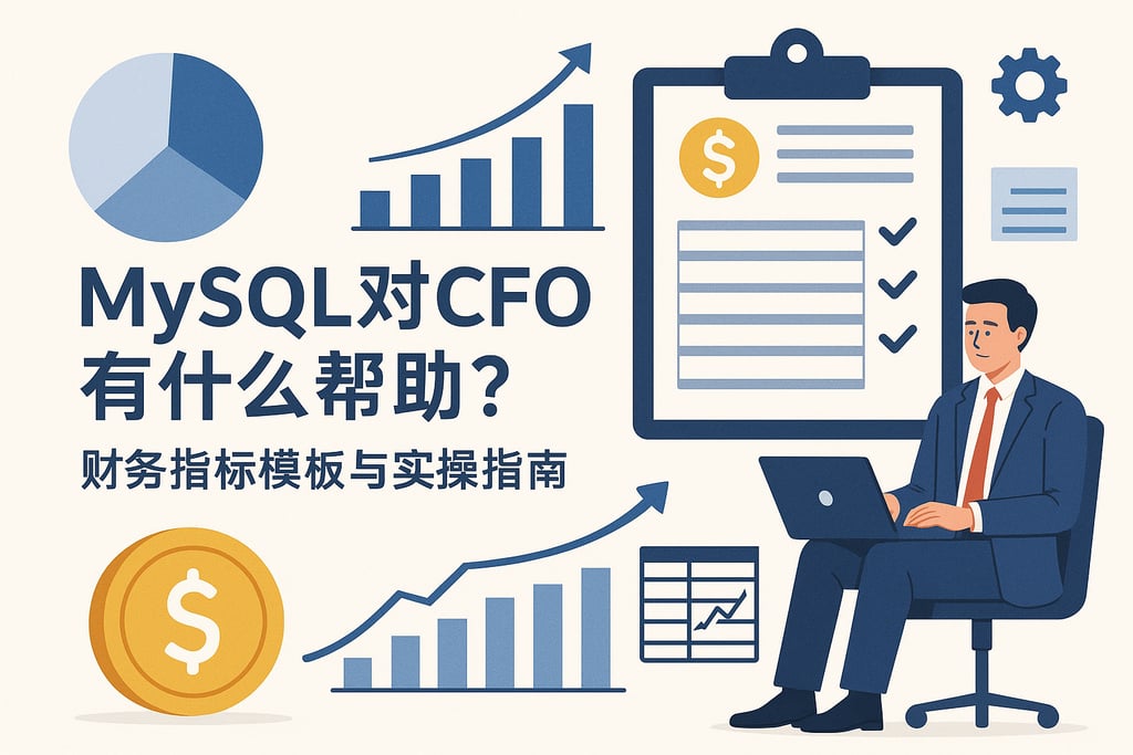 mysql对CFO有什么帮助？财务指标模板与实操指南