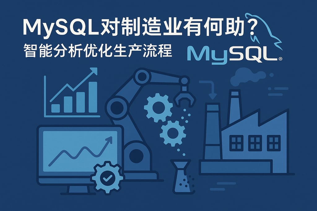 mysql对制造业有何帮助？智能分析优化生产流程