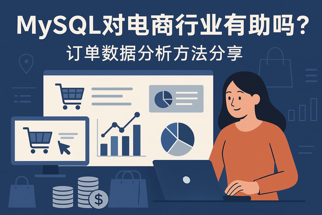 mysql对电商行业有帮助吗？订单数据分析方法分享