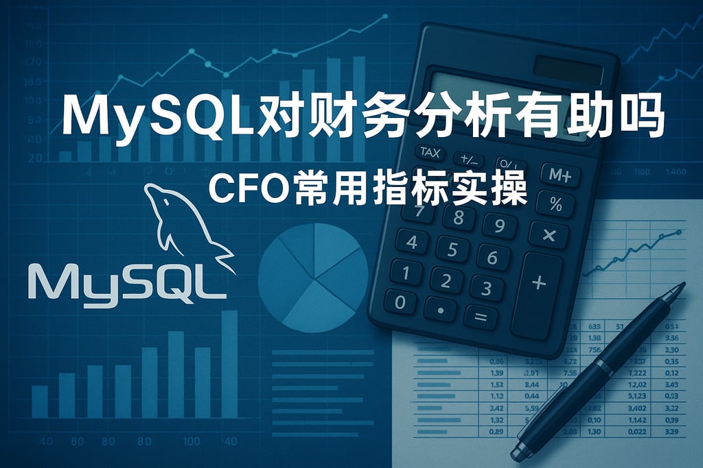 mysql对财务分析有帮助吗？CFO常用指标实操