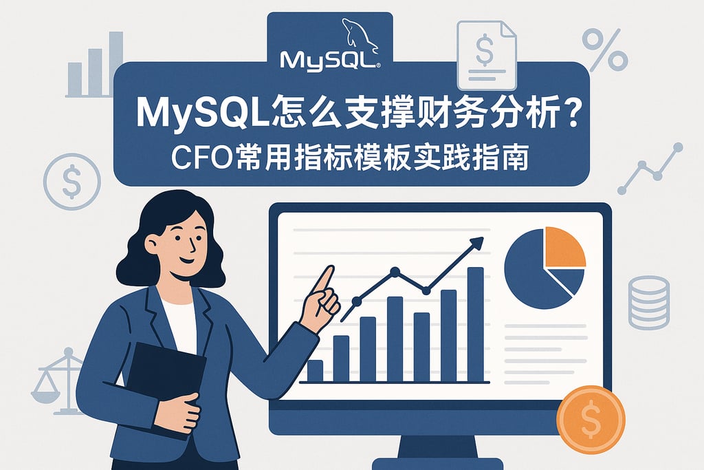 mysql怎么支撑财务分析？CFO常用指标模板实践指南