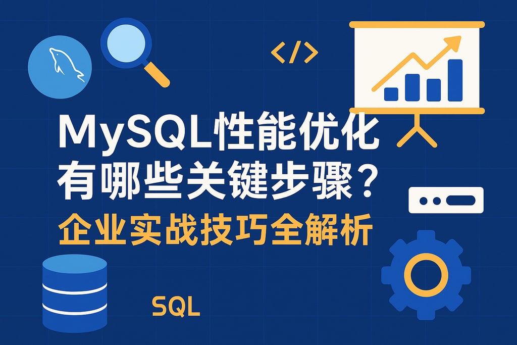 mysql性能优化有哪些关键步骤？企业实战技巧全解析