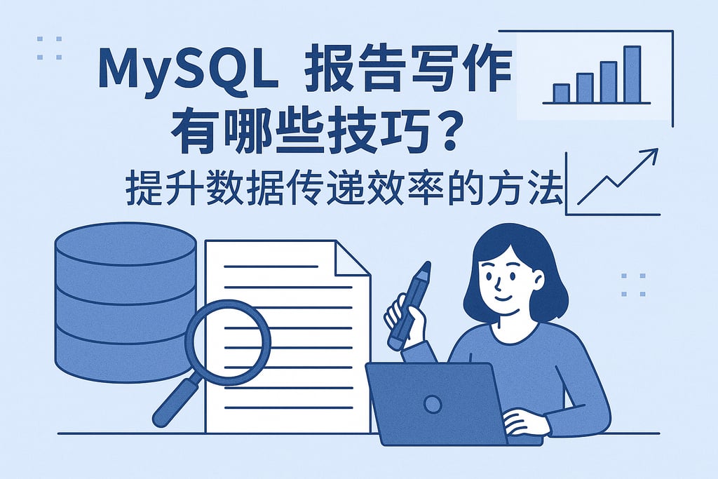 mysql报告写作有哪些技巧？提升数据传递效率的方法