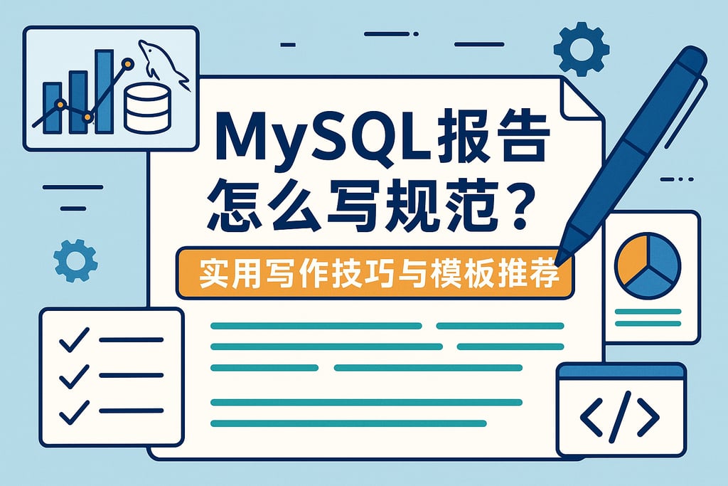 mysql报告怎么写规范？实用写作技巧与模板推荐