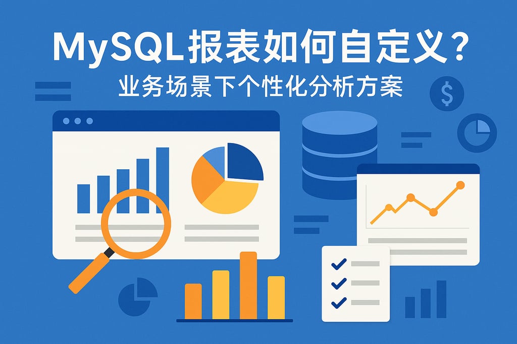 mysql报表如何自定义？业务场景下个性化分析方案