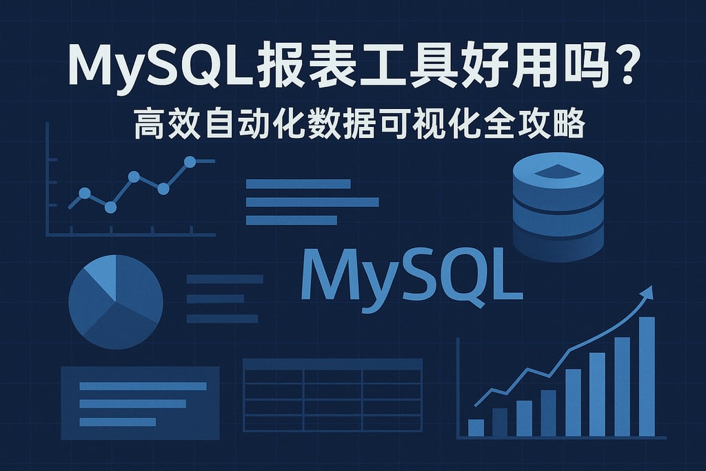 mysql报表工具好用吗？高效自动化数据可视化全攻略