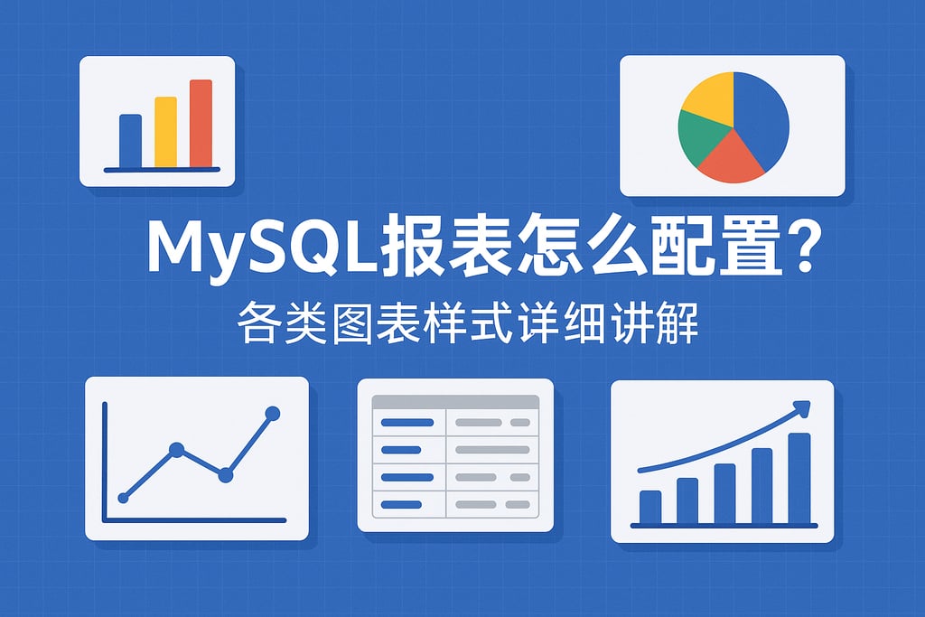 mysql报表怎么配置？各类图表样式详细讲解