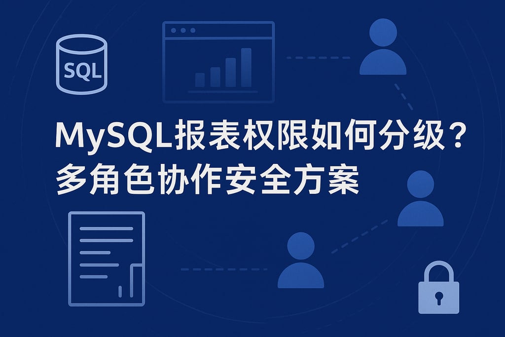 mysql报表权限如何分级？多角色协作安全方案