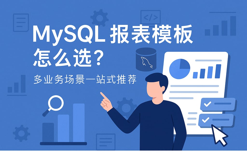 mysql报表模板怎么选？多业务场景一站式推荐