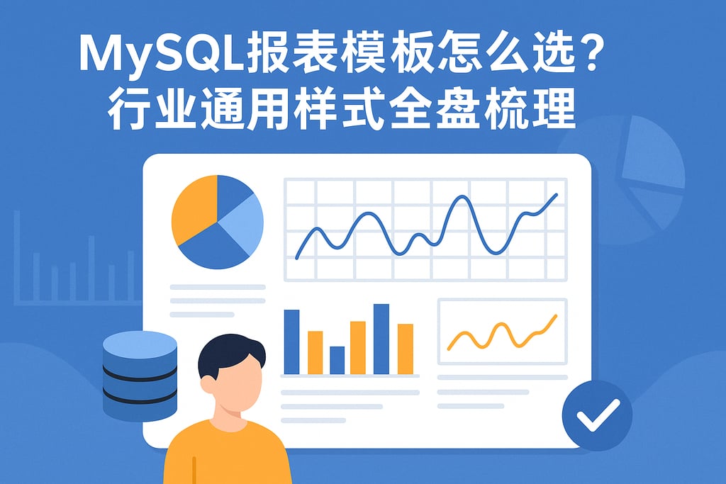 mysql报表模板怎么选？行业通用样式全盘梳理