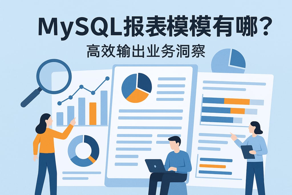 mysql报表模板有哪些类型？高效输出业务洞察