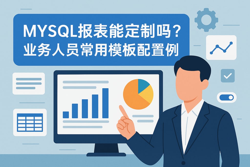 mysql报表能定制吗？业务人员常用模板配置案例