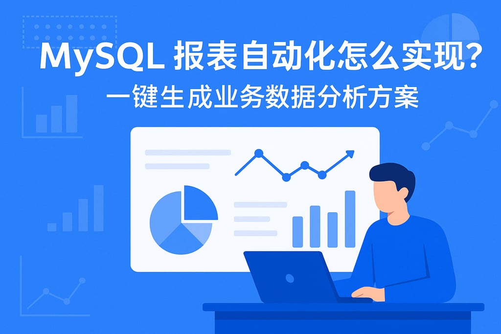 mysql报表自动化怎么实现？一键生成业务数据分析方案