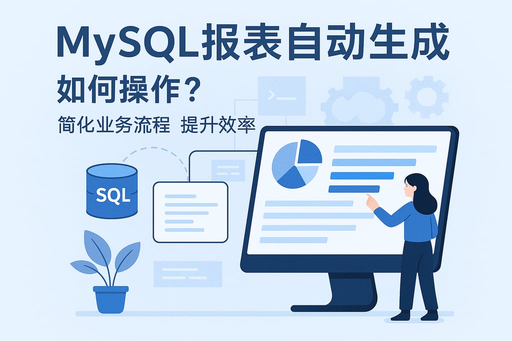 mysql报表自动生成如何操作？简化业务流程提升效率