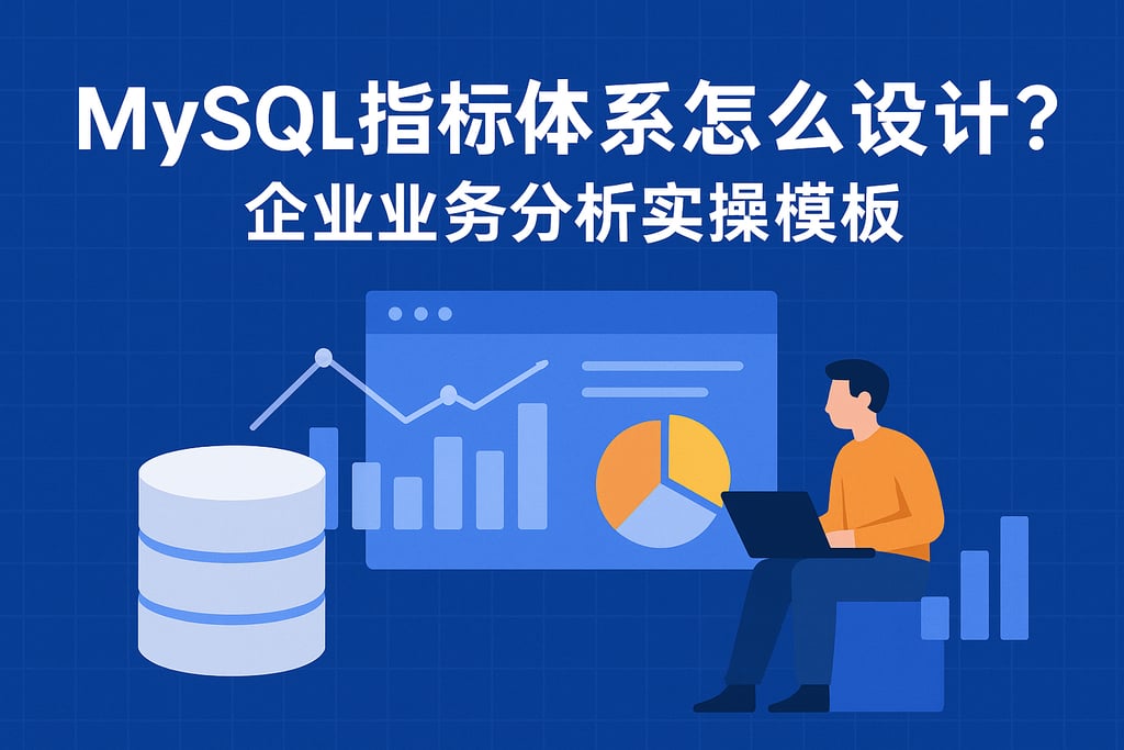 mysql指标体系怎么设计？企业业务分析实操模板